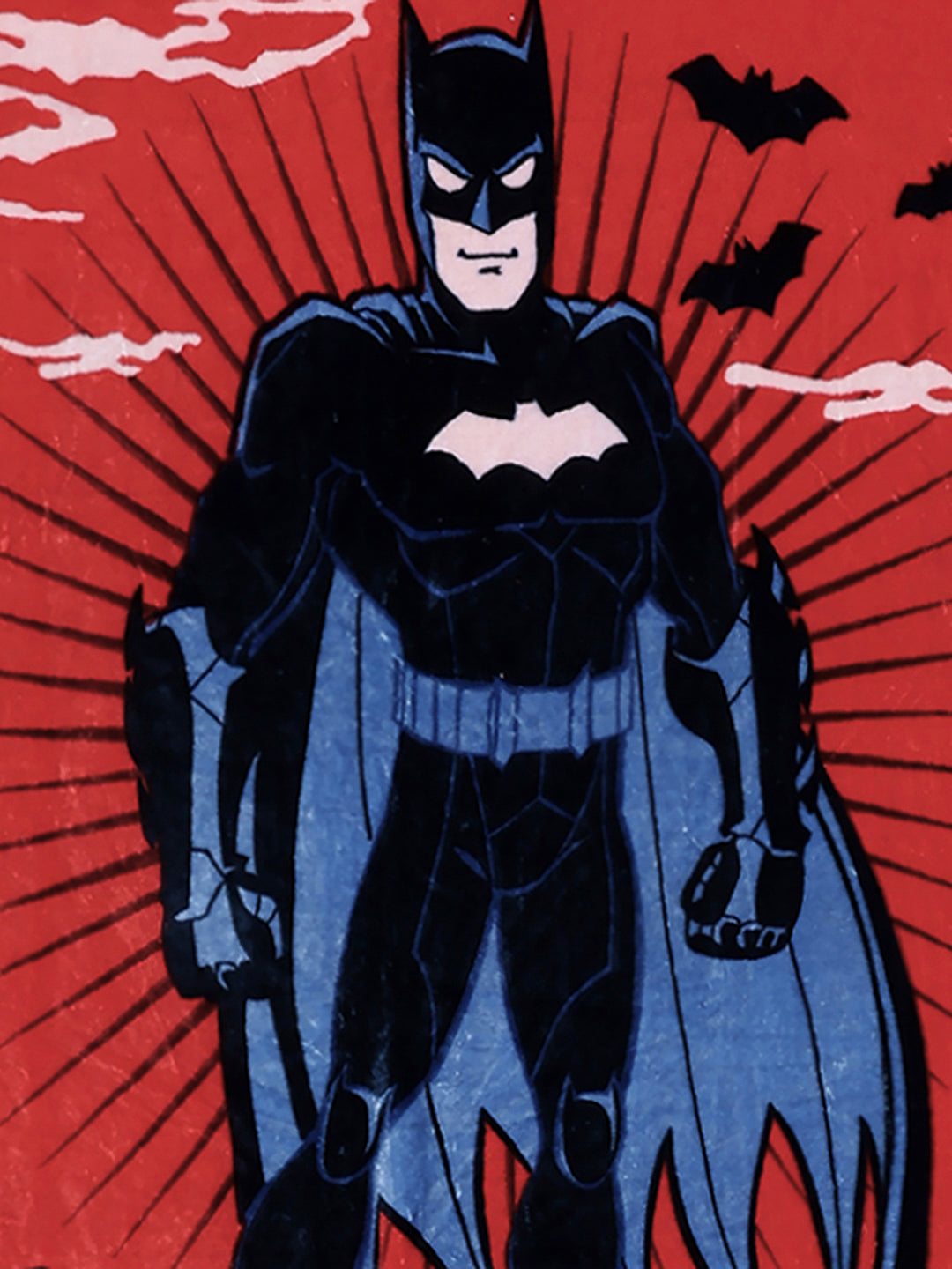 Printed Baby Blanket 1 Ply, 576 GSM, 1.9 kg (Super Hero)