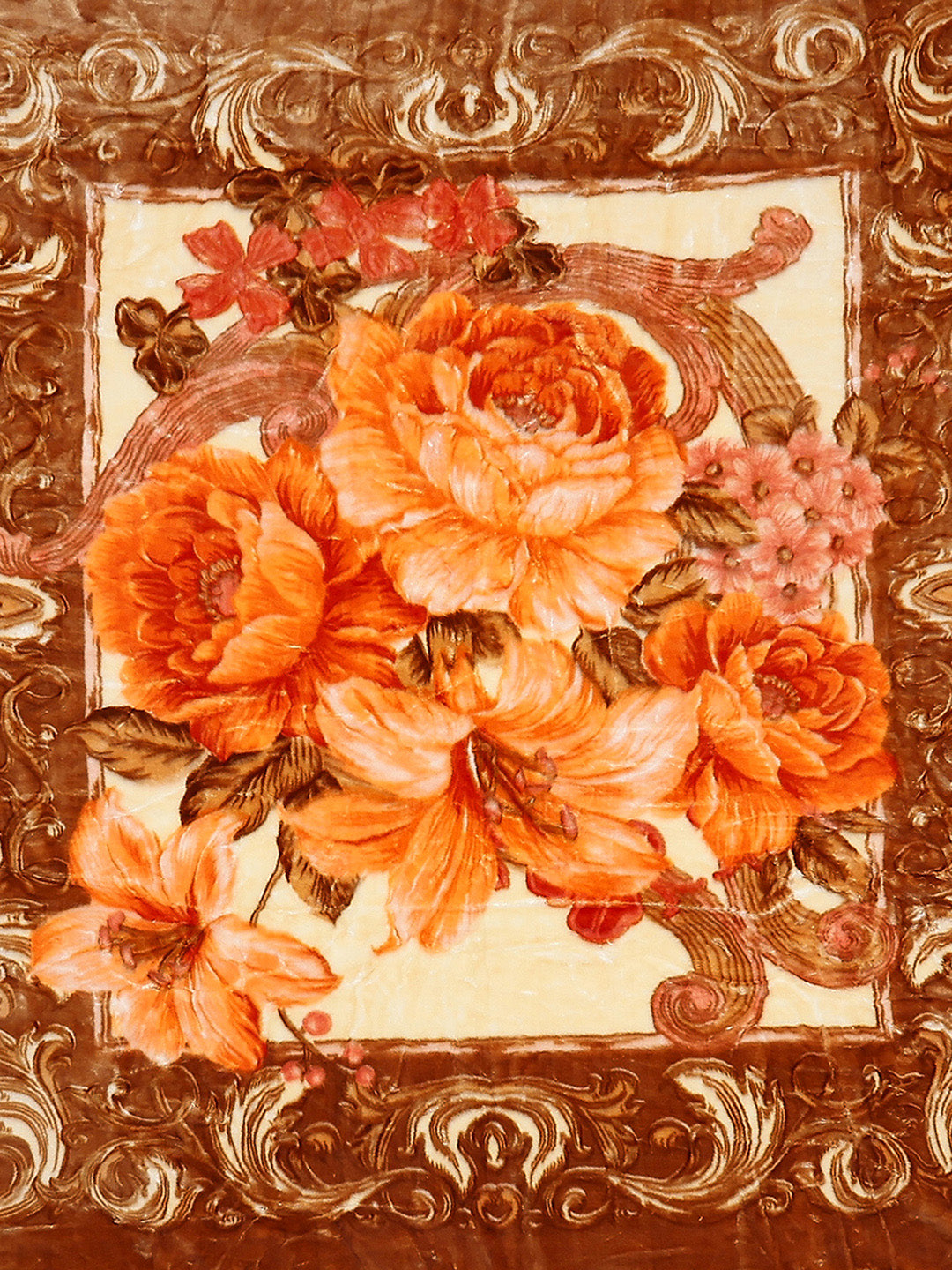 Printed Double Bed Reversible Blanket 3 Ply, 1516 GSM, 8 kg (Superimo)