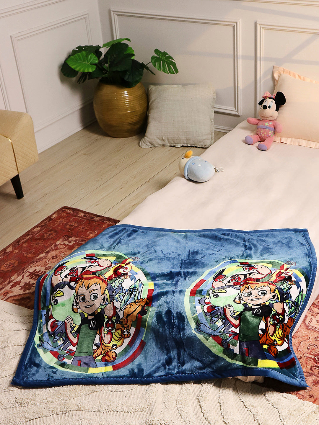 Printed Baby Blanket 2 Ply, 625 GSM, 0.55 kg (Twister)