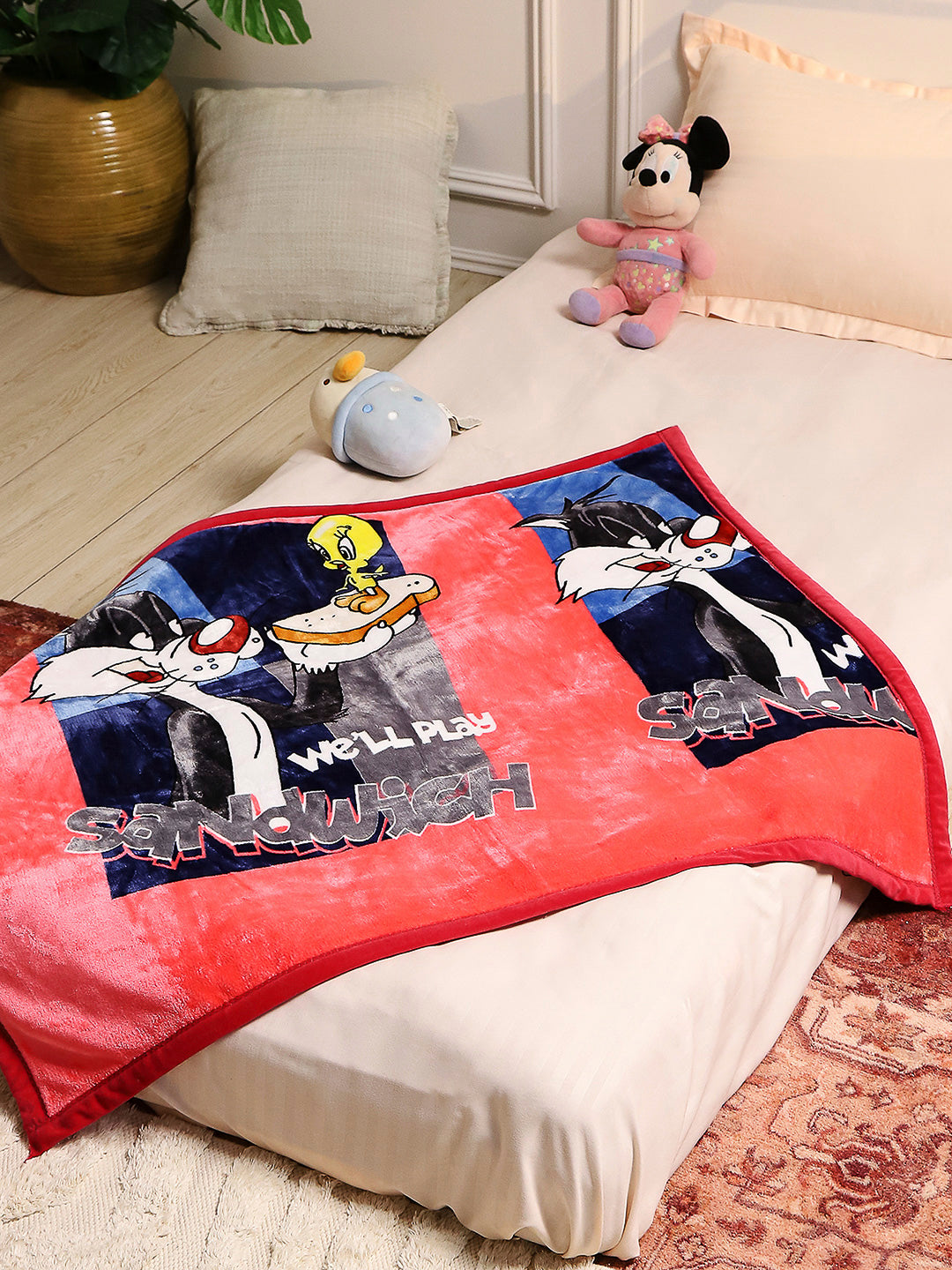 Printed Baby Blanket 2 Ply, 625 GSM, 0.55 kg (Twister)