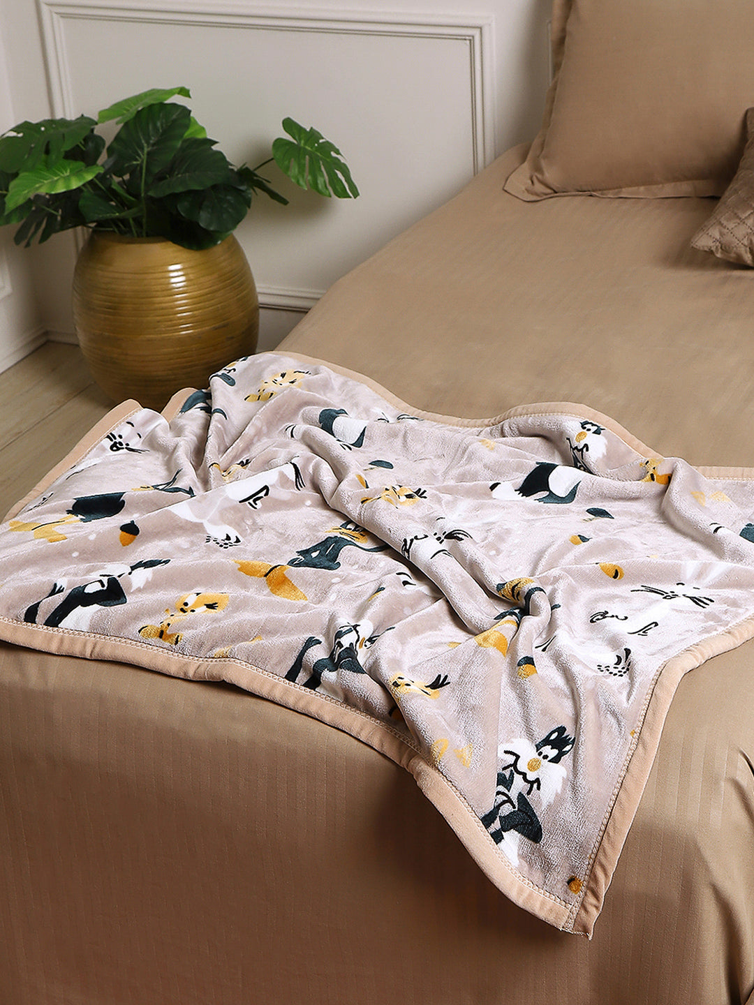 Printed Baby Blanket 2 Ply, 625 GSM, 0.55 kg (Twister)