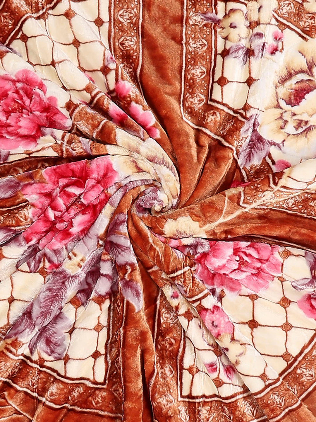 Printed Single Bed 3 Ply, 909 GSM Blanket for Heavy Winter - (Umang)