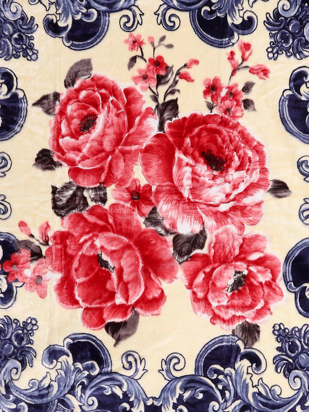 Printed Single Bed 3 Ply, 909 GSM Blanket for Heavy Winter - (Umang)