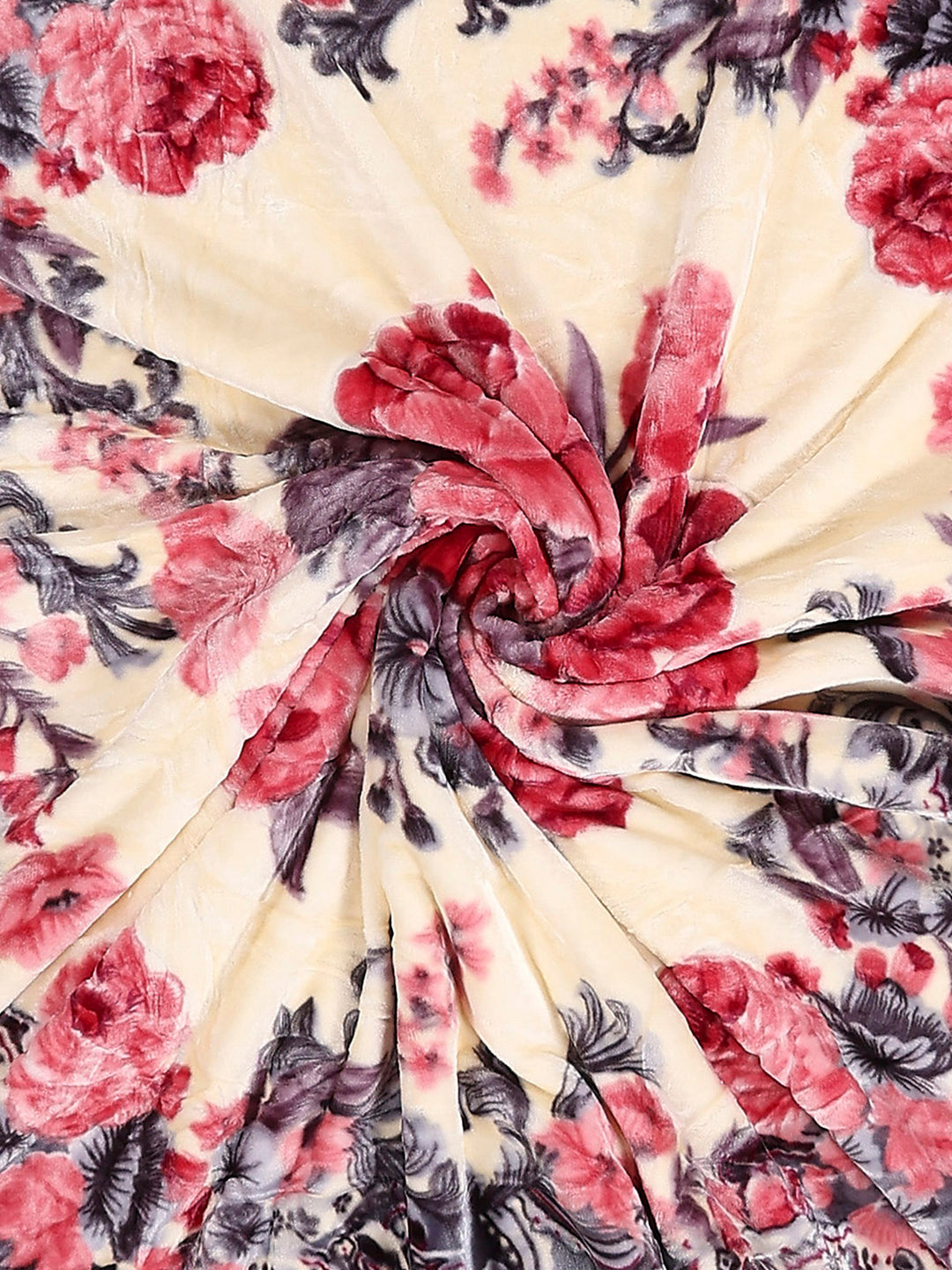Printed Single Bed 3 Ply, 909 GSM Blanket for Heavy Winter - (Umang)