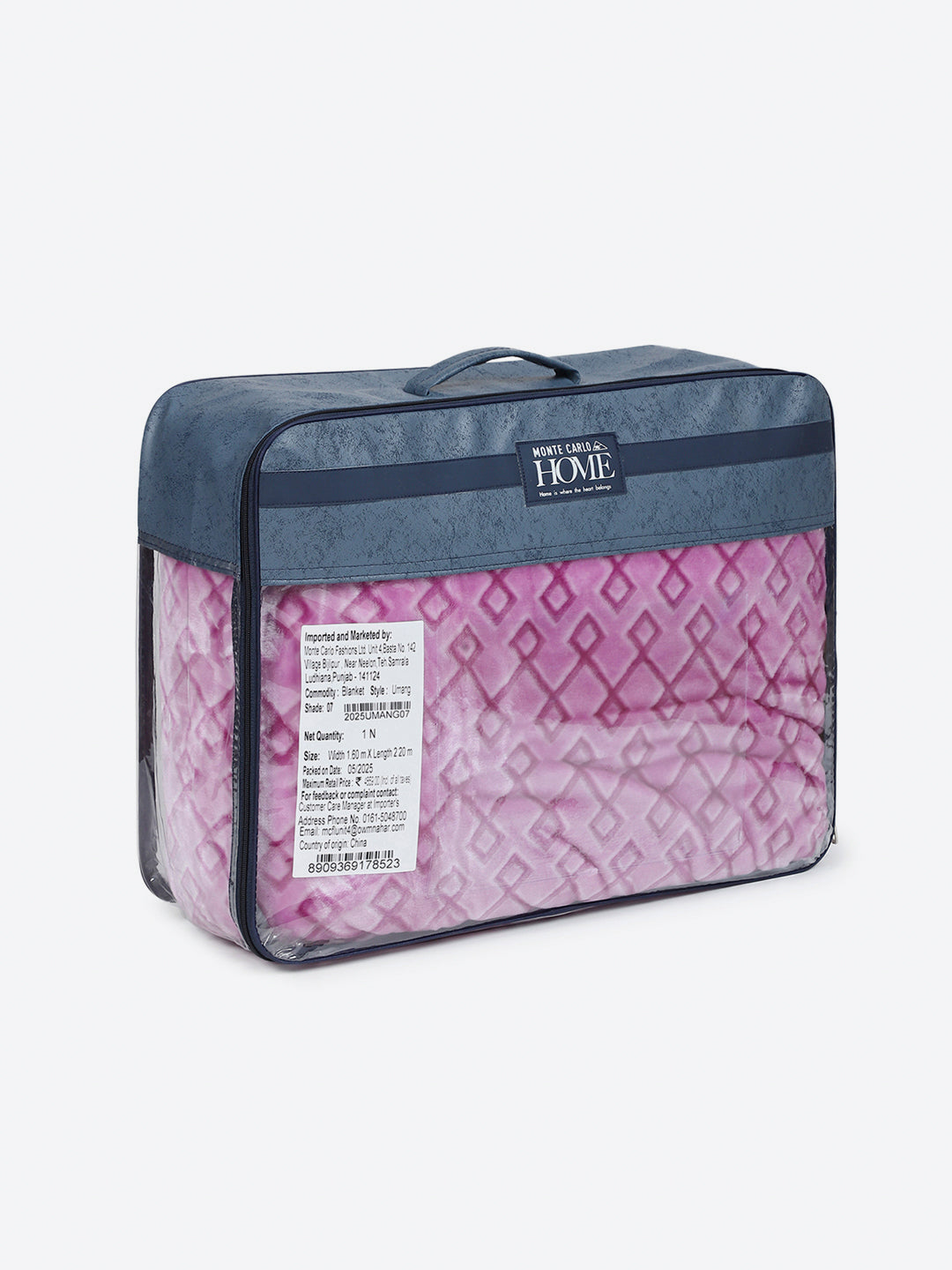 Printed Single Bed 3 Ply, 909 GSM Blanket for Heavy Winter - (Umang)