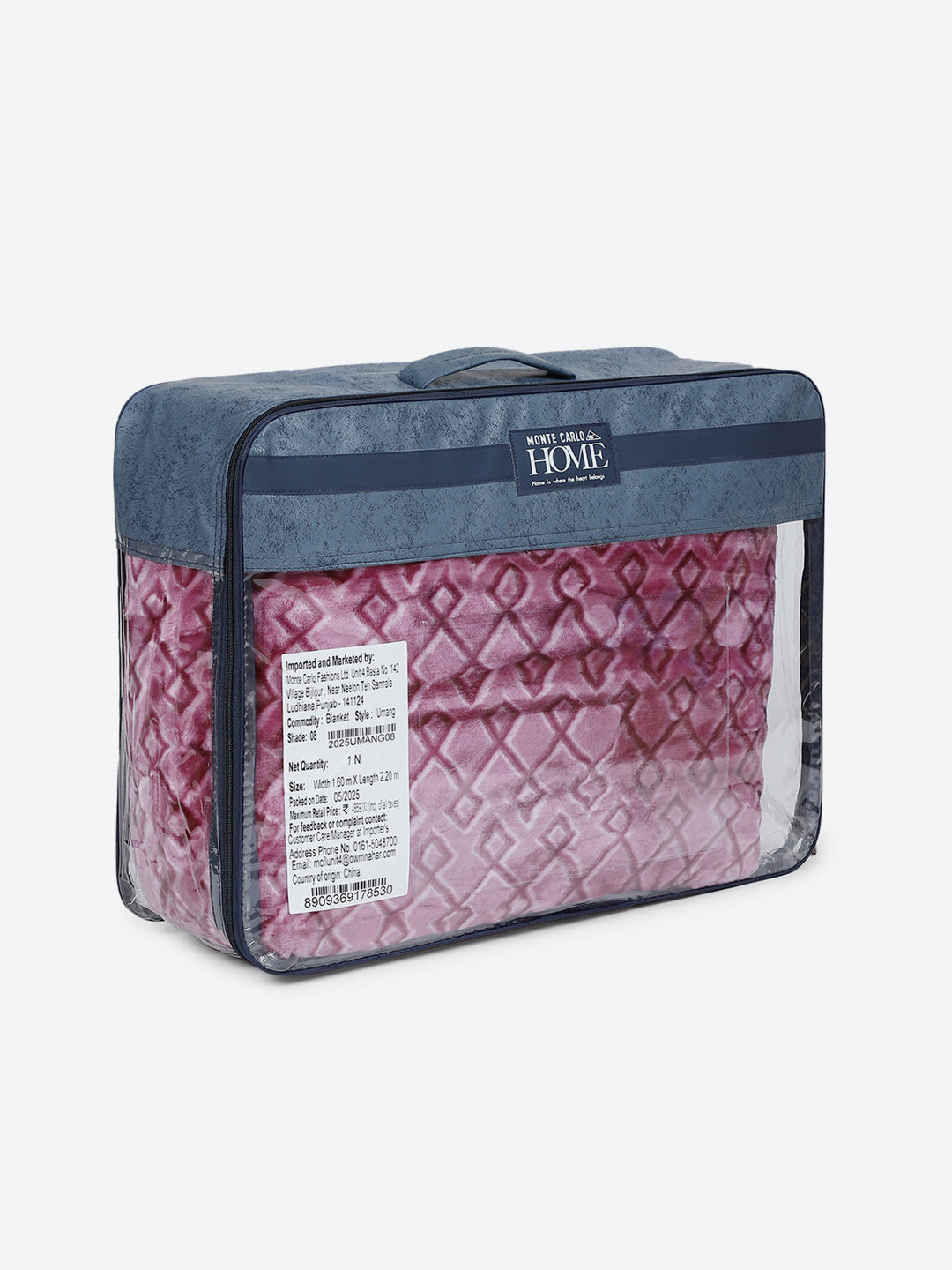 Printed Single Bed 3 Ply, 909 GSM Blanket for Heavy Winter - (Umang)