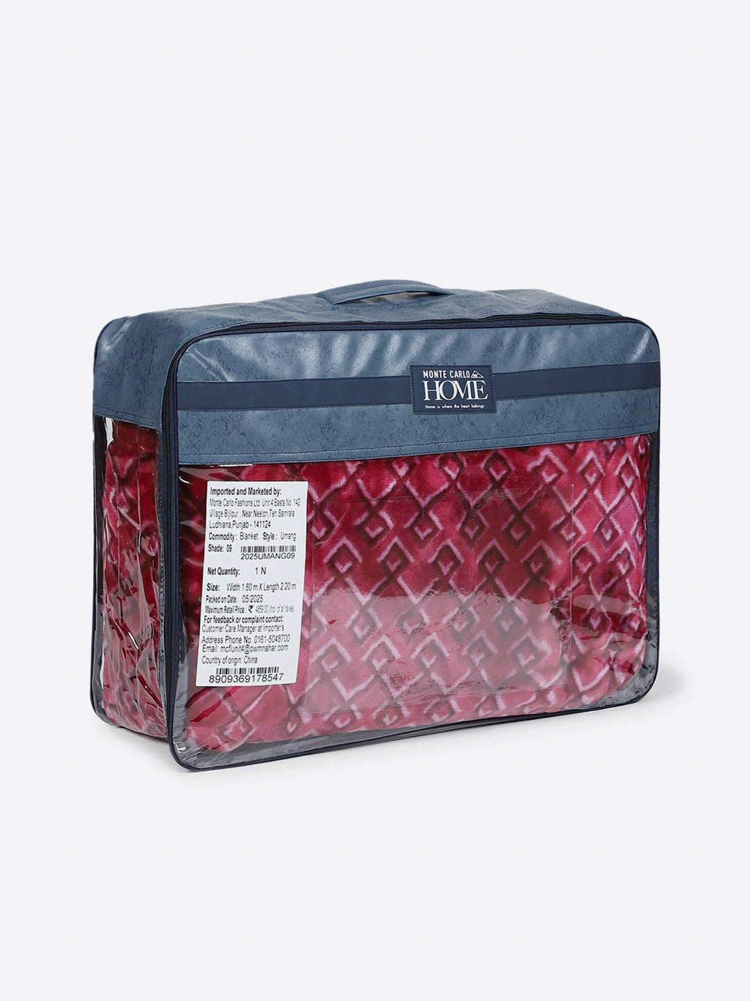 Printed Single Bed 3 Ply, 909 GSM Blanket for Heavy Winter - (Umang)