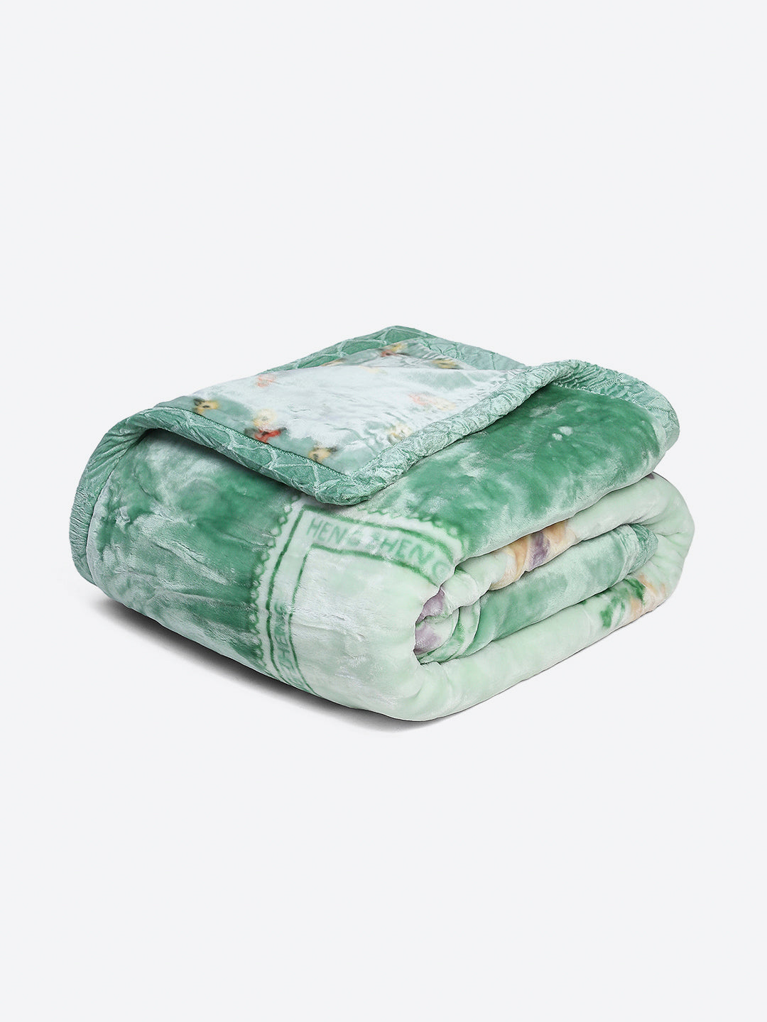 Printed Double Bed Reversible Blanket 2 Ply, 850 GSM, 4.5 kg (Uphar)