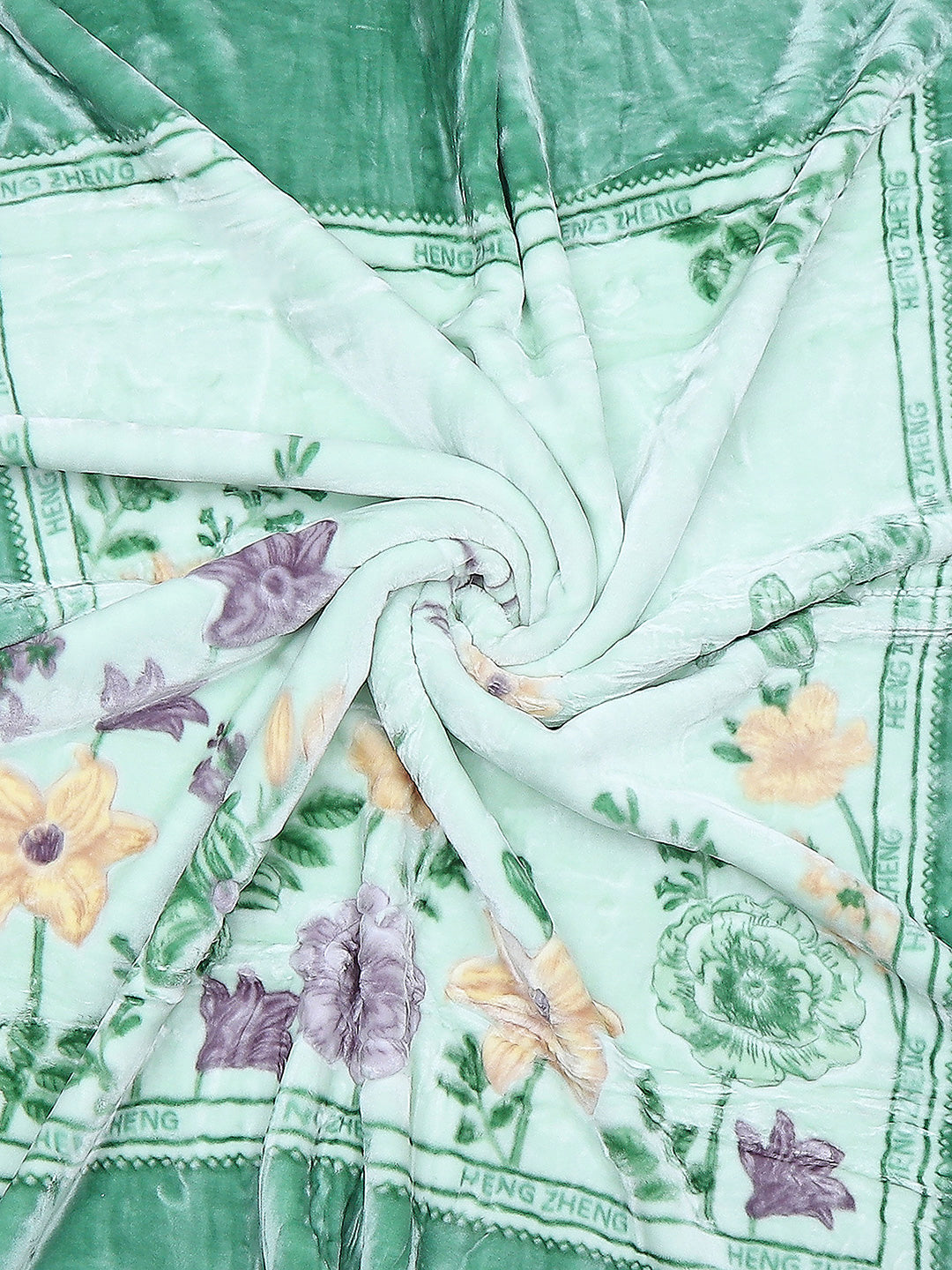 Printed Double Bed Reversible Blanket 2 Ply, 850 GSM, 4.5 kg (Uphar)