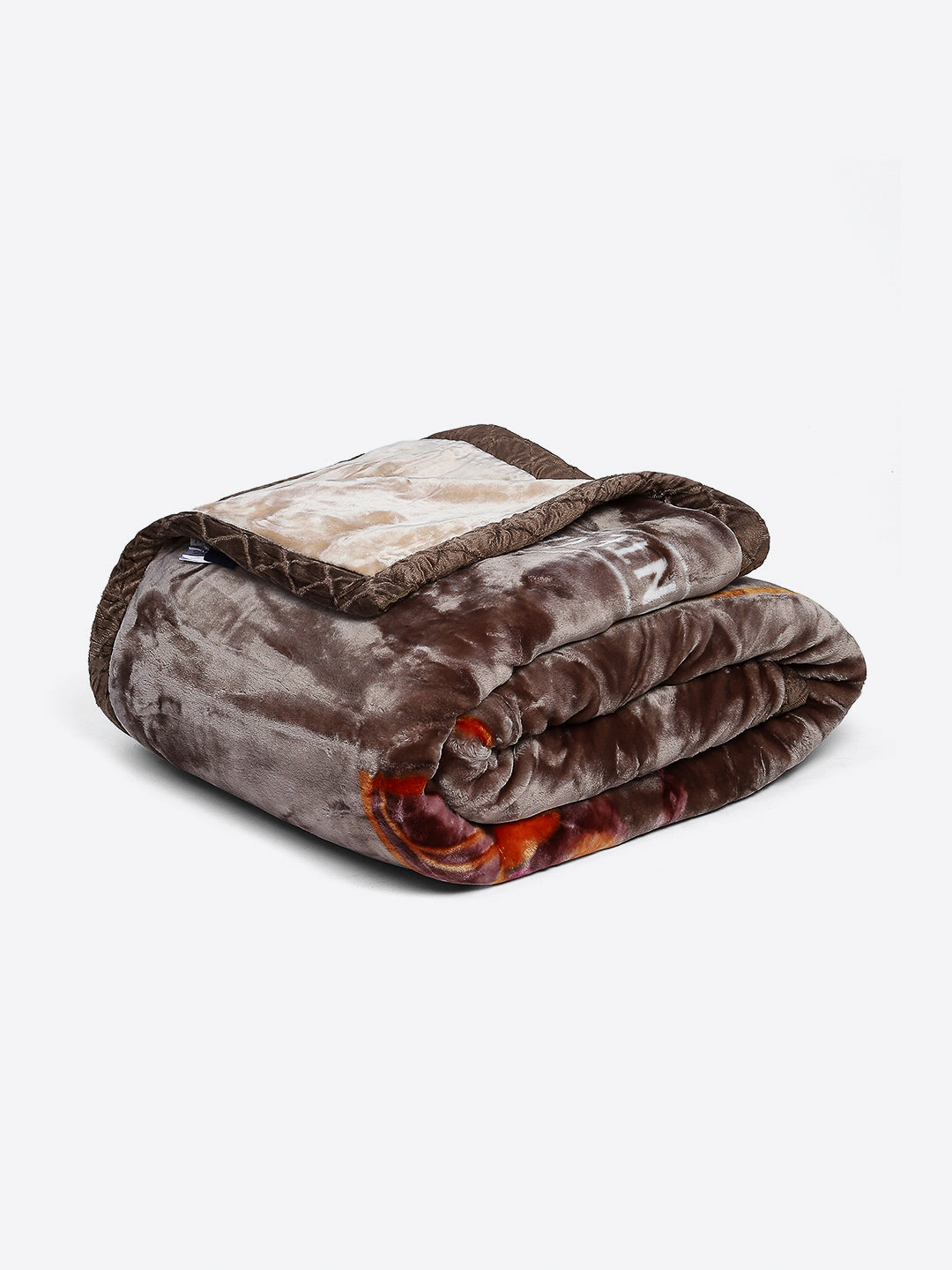 Printed Double Bed Reversible Blanket 2 Ply, 850 GSM, 4.5 kg (Uphar)