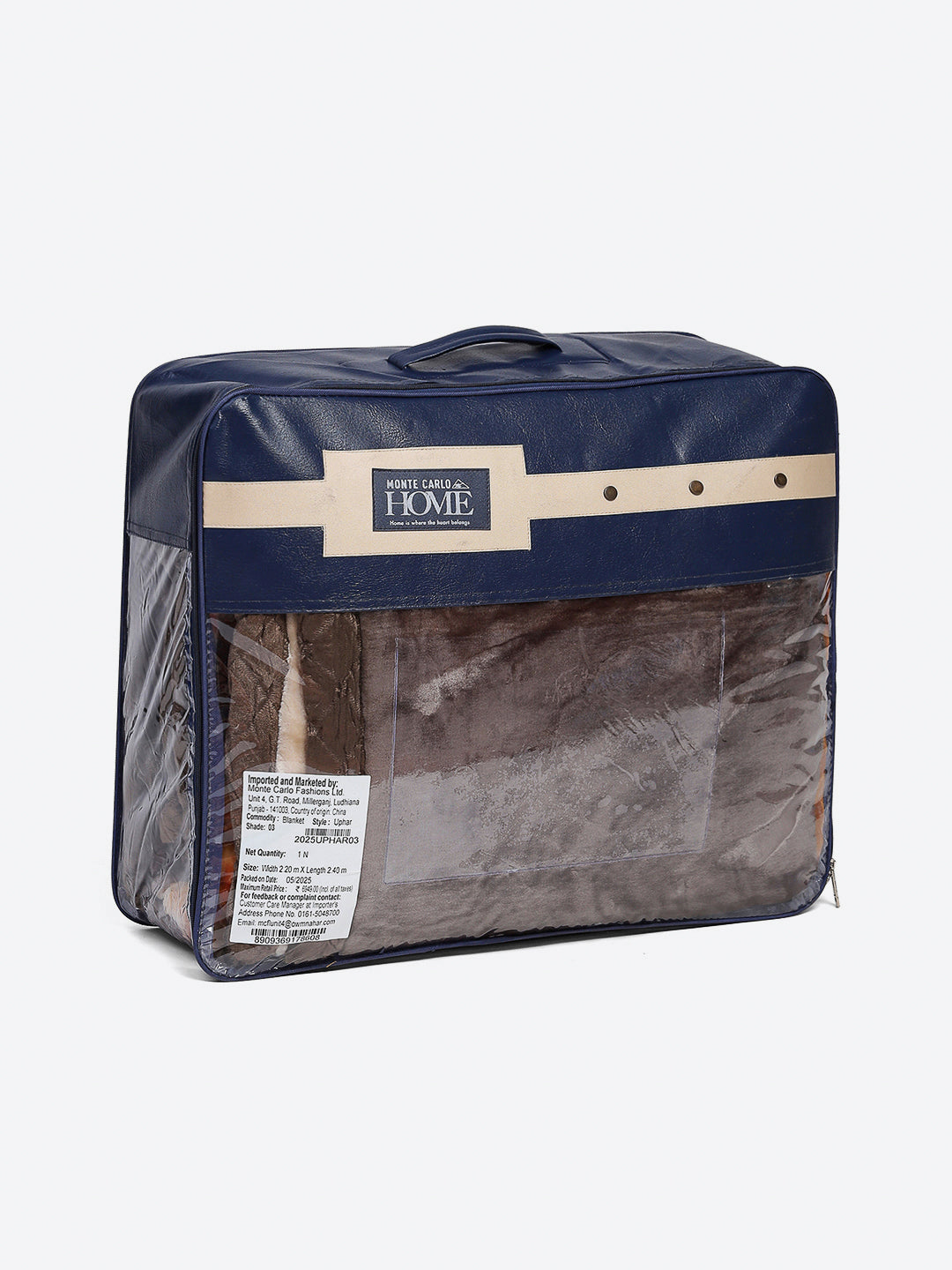 Printed Double Bed Reversible Blanket 2 Ply, 850 GSM, 4.5 kg (Uphar)
