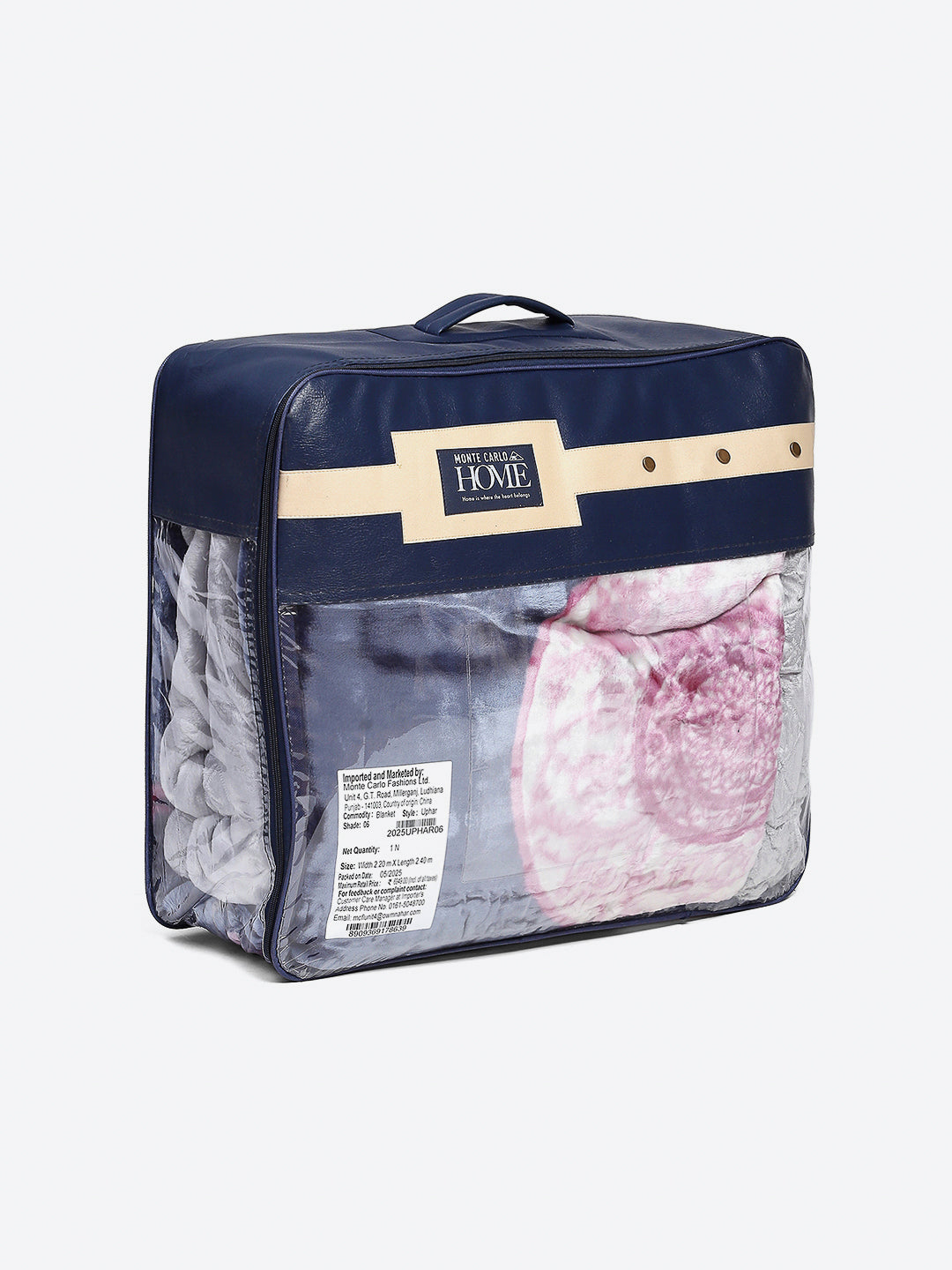 Printed Double Bed Reversible Blanket 2 Ply, 850 GSM, 4.5 kg (Uphar)