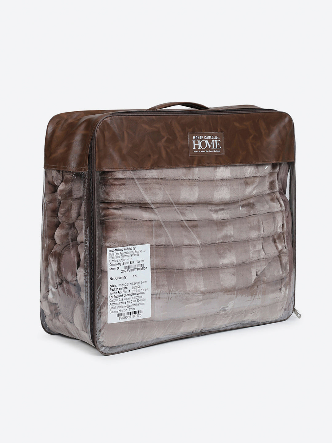 Printed Double Bed 2 Ply, 720 GSM Blanket for Heavy Winter - (Vibe Tribe)