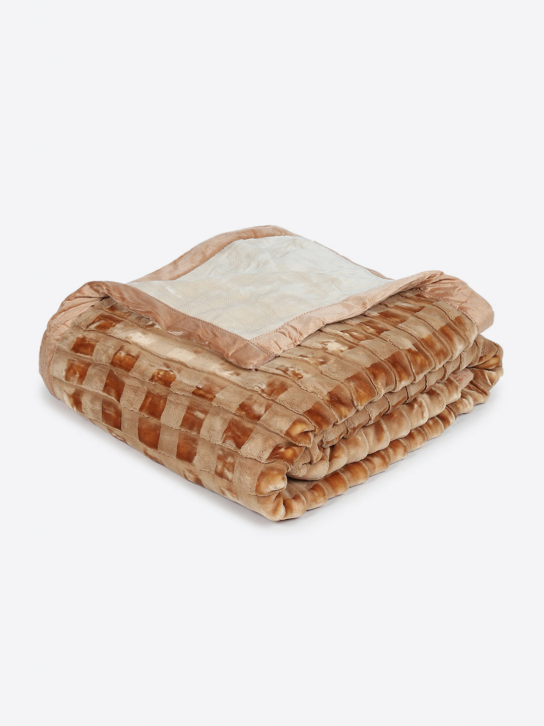 Printed Double Bed 2 Ply, 720 GSM Blanket for Heavy Winter - (Vibe Tribe)