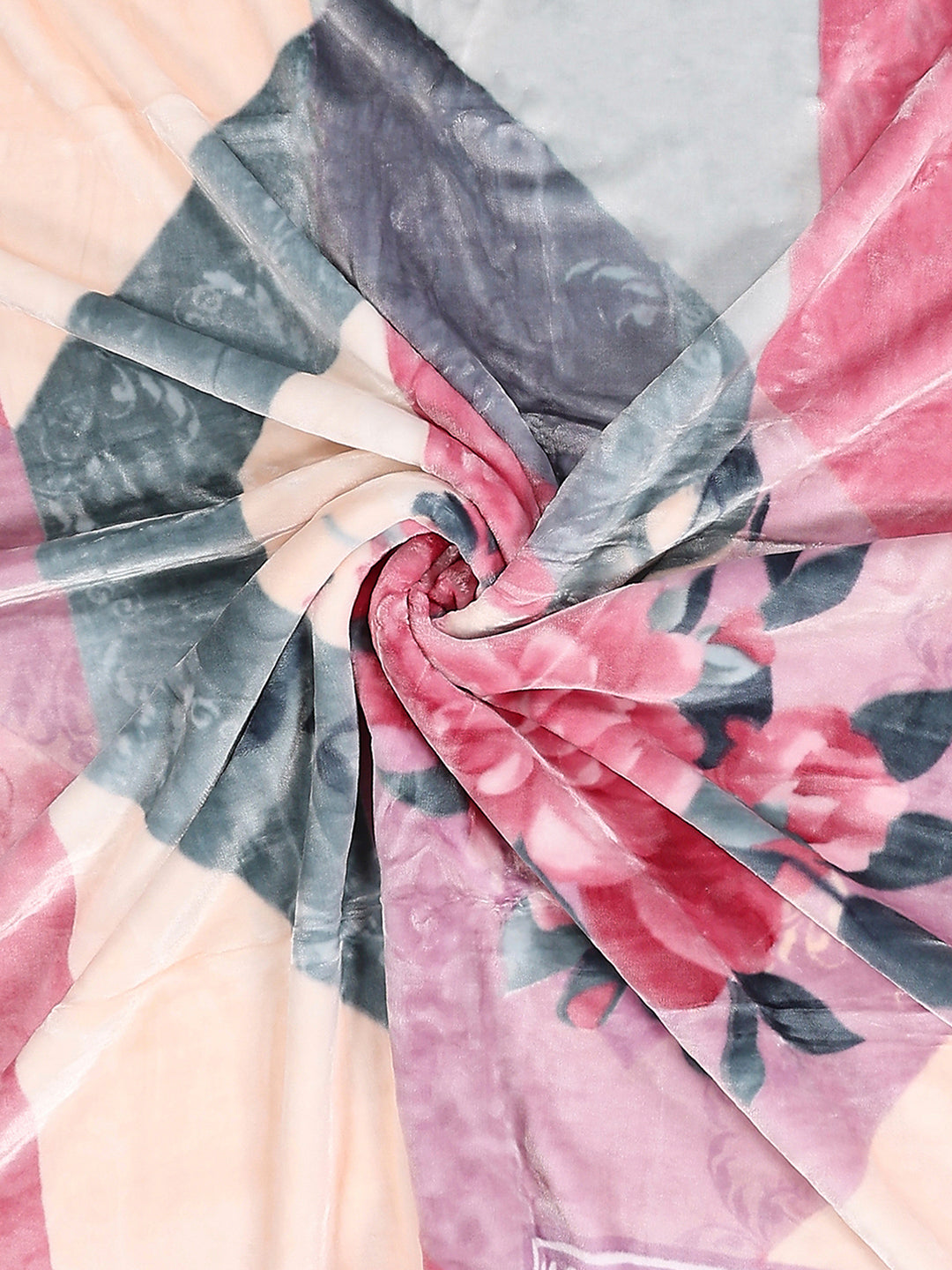 Printed Double Bed 2 Ply, 909 GSM Embossed Blanket for Heavy Winter - (Vista Plus)