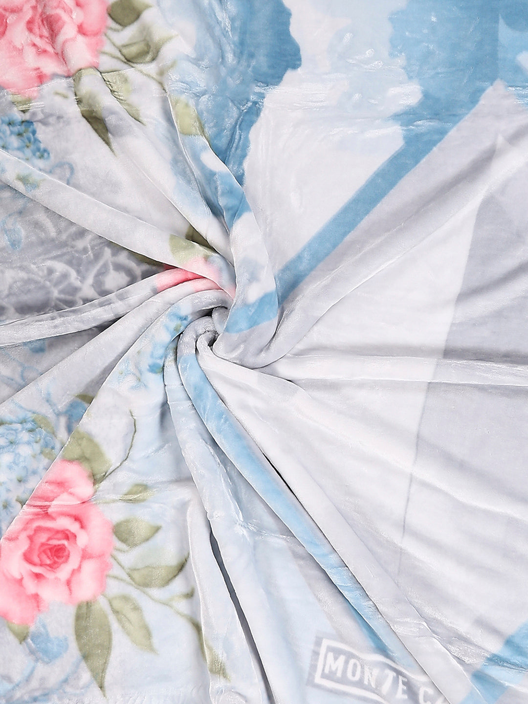 Printed Double Bed 2 Ply, 909 GSM Embossed Blanket for Heavy Winter - (Vista Plus)