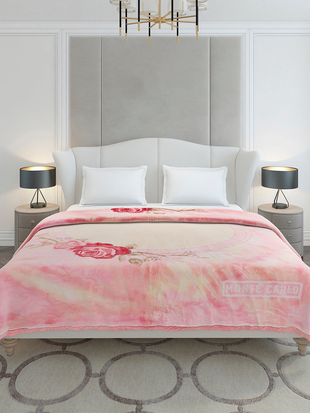 Printed Double Bed 3 Ply, 909 GSM Blanket for Heavy Winter - (Wild Side)
