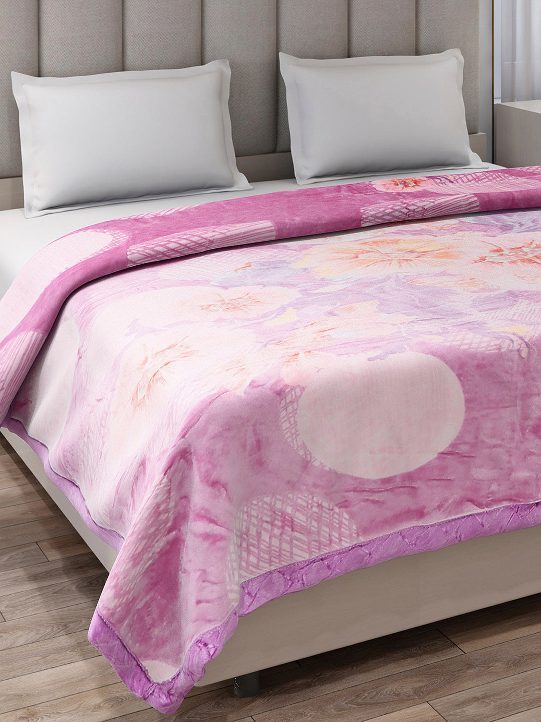 Printed Double Bed 3 Ply, 909 GSM Blanket for Heavy Winter - (Wild Side)