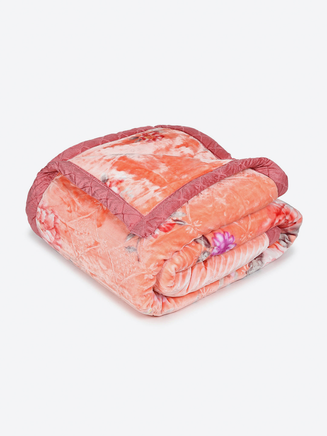 Printed Double Bed 3 Ply, 909 GSM Blanket for Heavy Winter - (Wild Side)