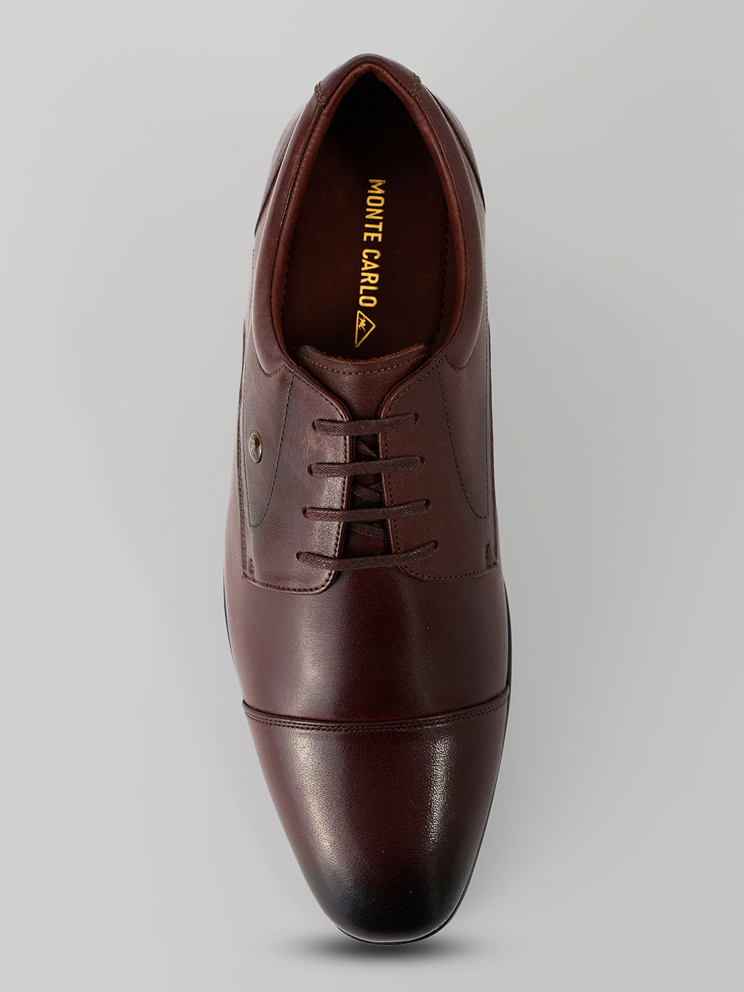 Monte Carlo Men's Premium Lace-Up Derby Formal Shoes for Office Business Meetings and Black-Tie Events