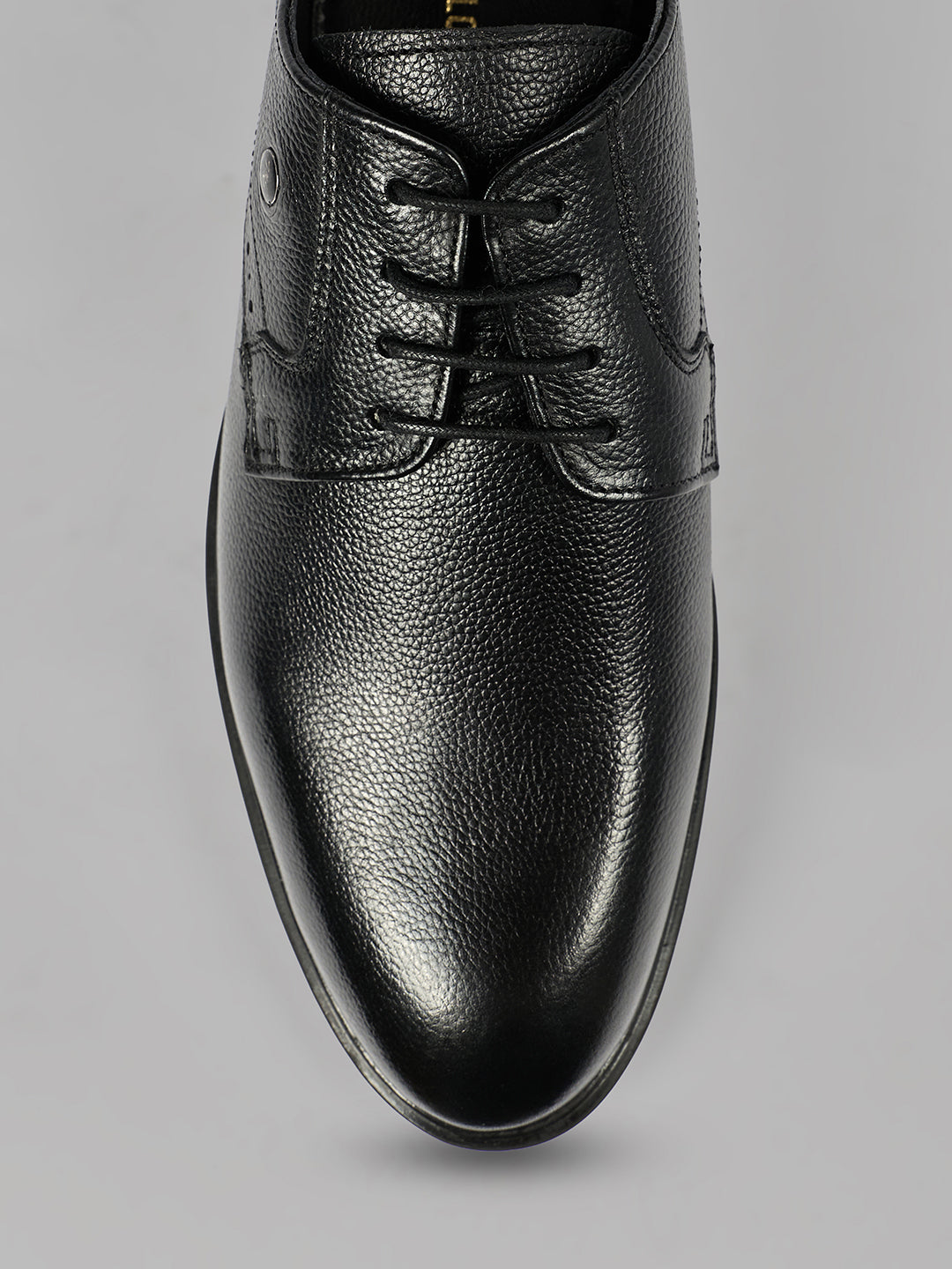 Monte Carlo Men's Premium Textured Classic Derby Formal Shoe Open-Lacing