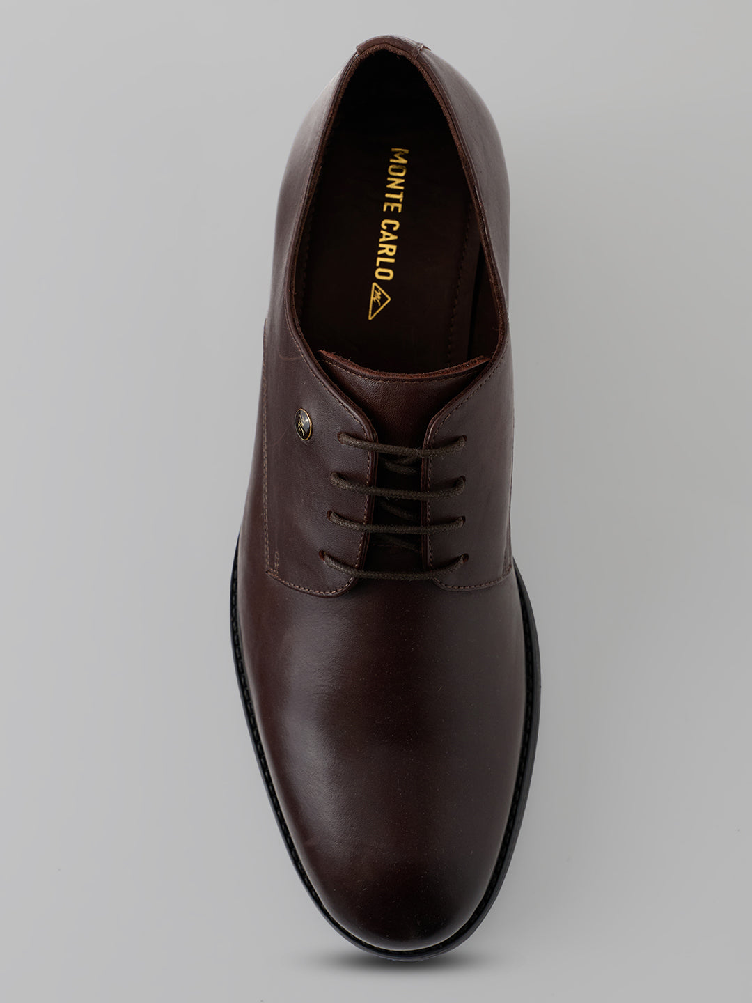 Monte Carlo Men's Premium Formal Derby Classic Lace-Up Shoes for Office and Occasion Wear