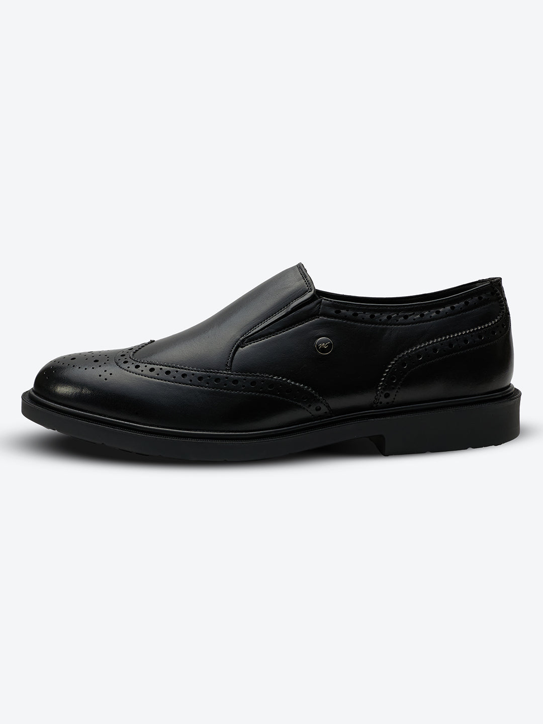 Monte Carlo Wingtip Brogue Slip-On Formal Shoes for Men
