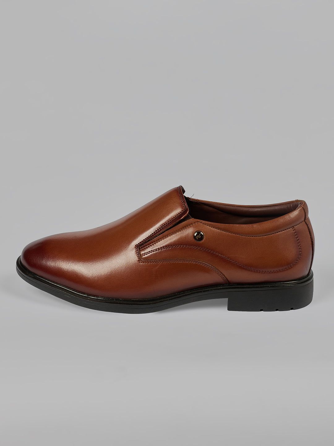 Monte Carlo Men's Genuine Leather Formal Effortless Slip-On Shoes All-Day Comfortable Business Dress with Cushioned Insole