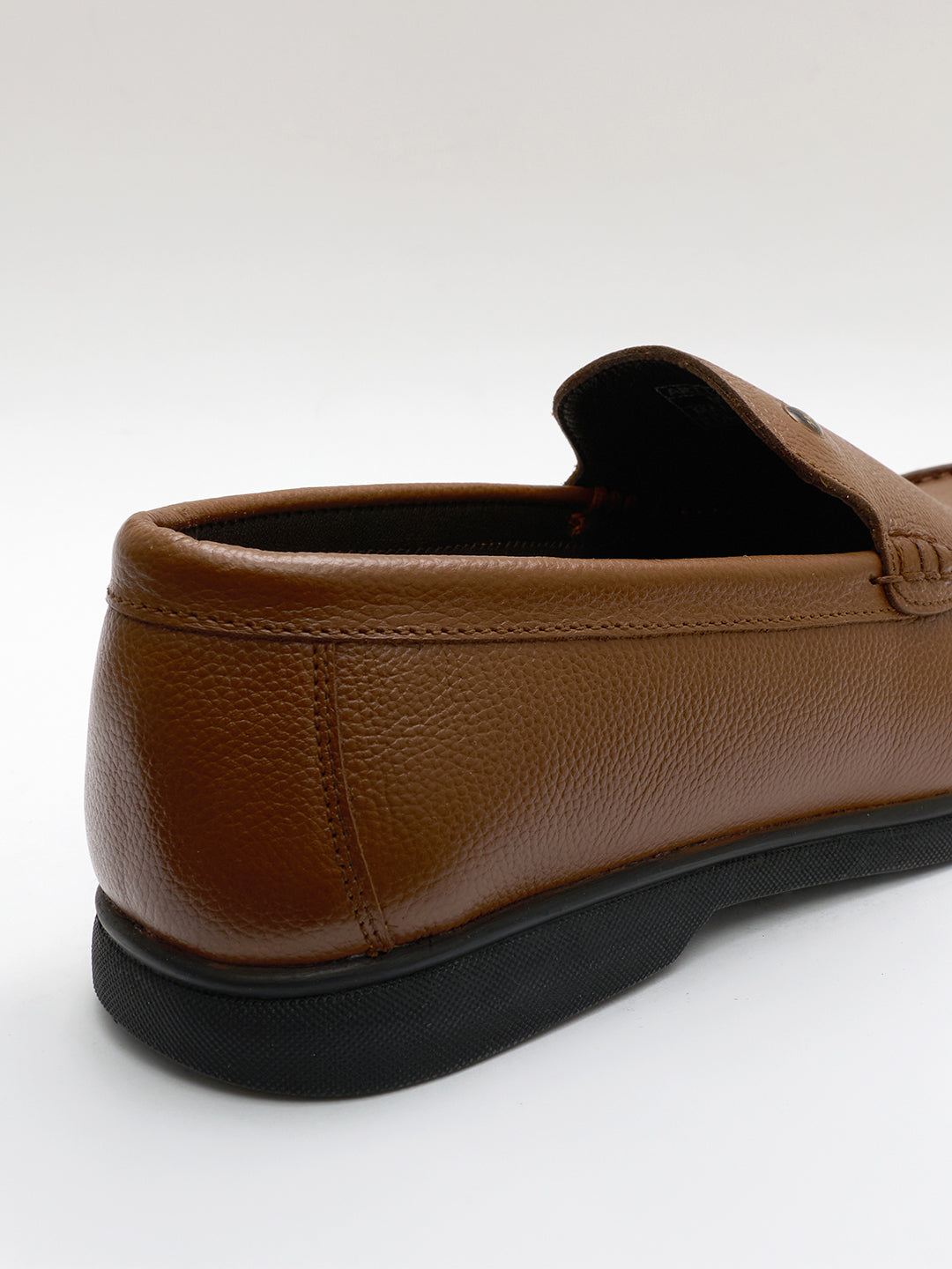 Monte Carlo Tan Slip on Genuine Leather Loafers for Men