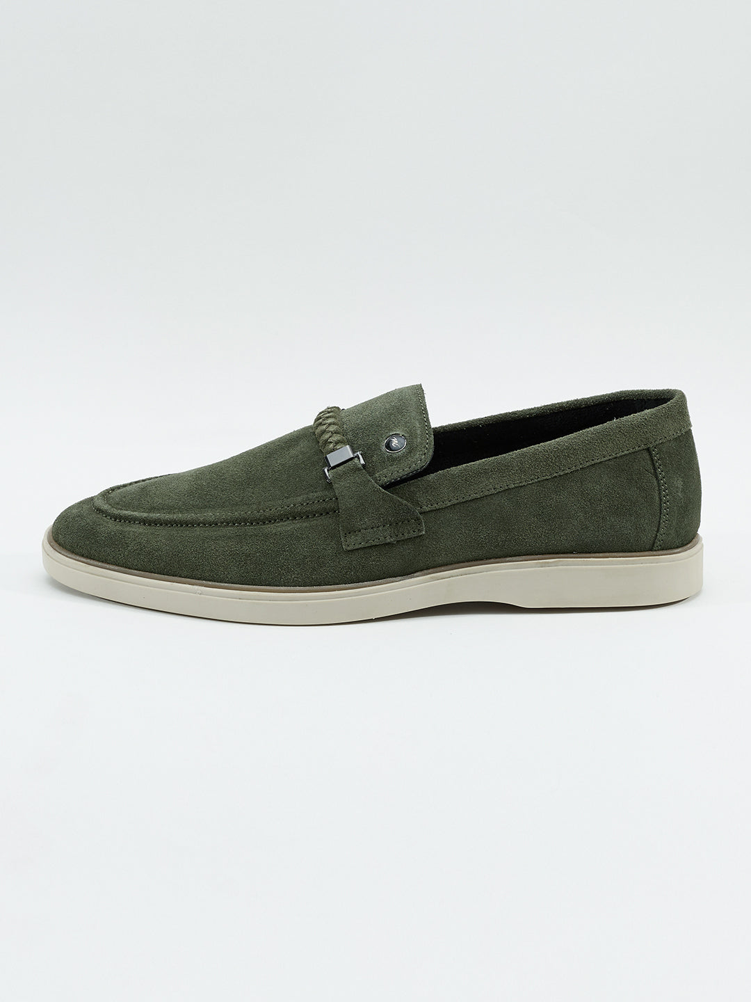 Monte Carlo Men Casual Loafers with Braided Strap Detail