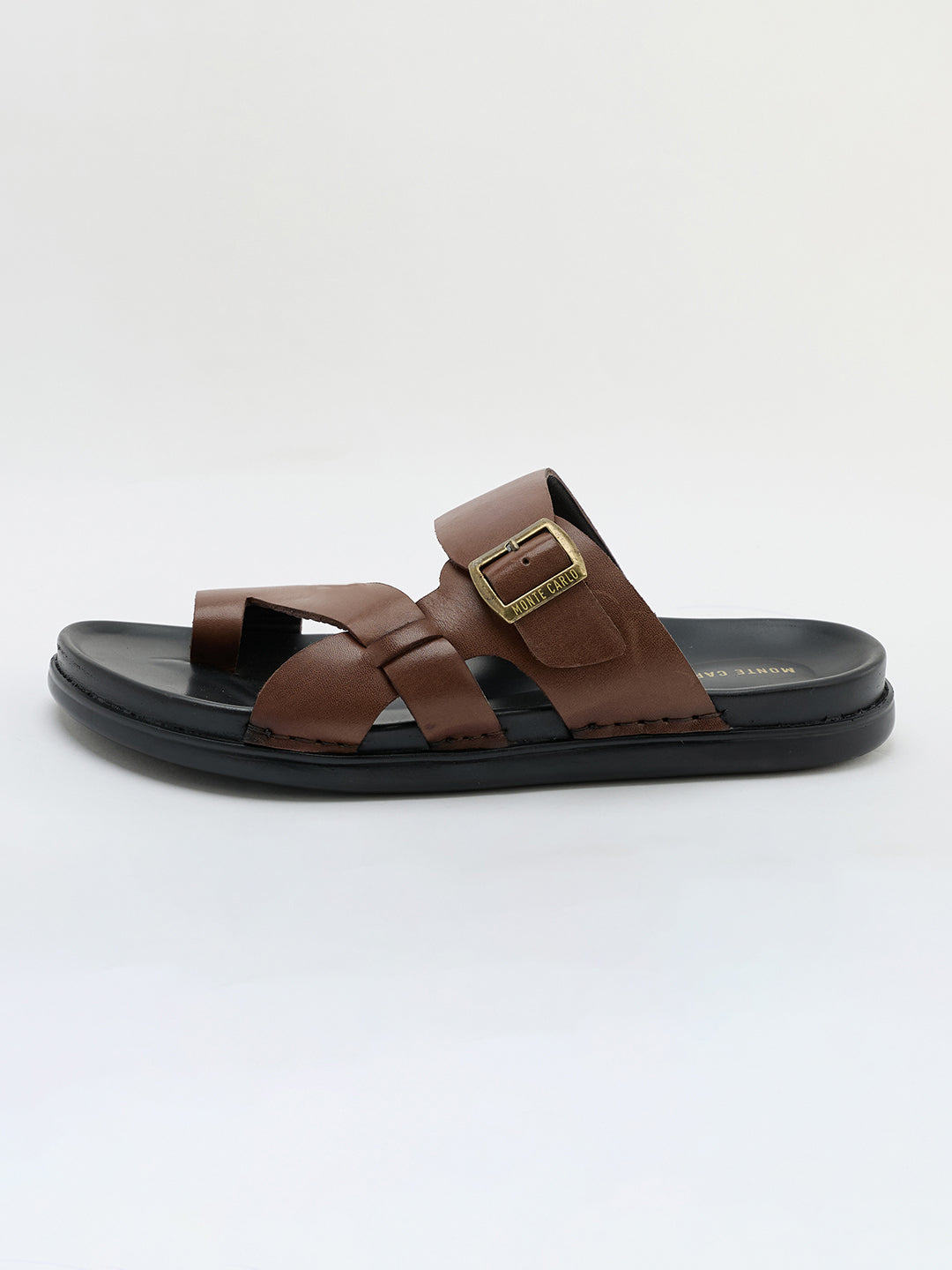 Monte Carlo Men Casual Sandals with Buckle Strap