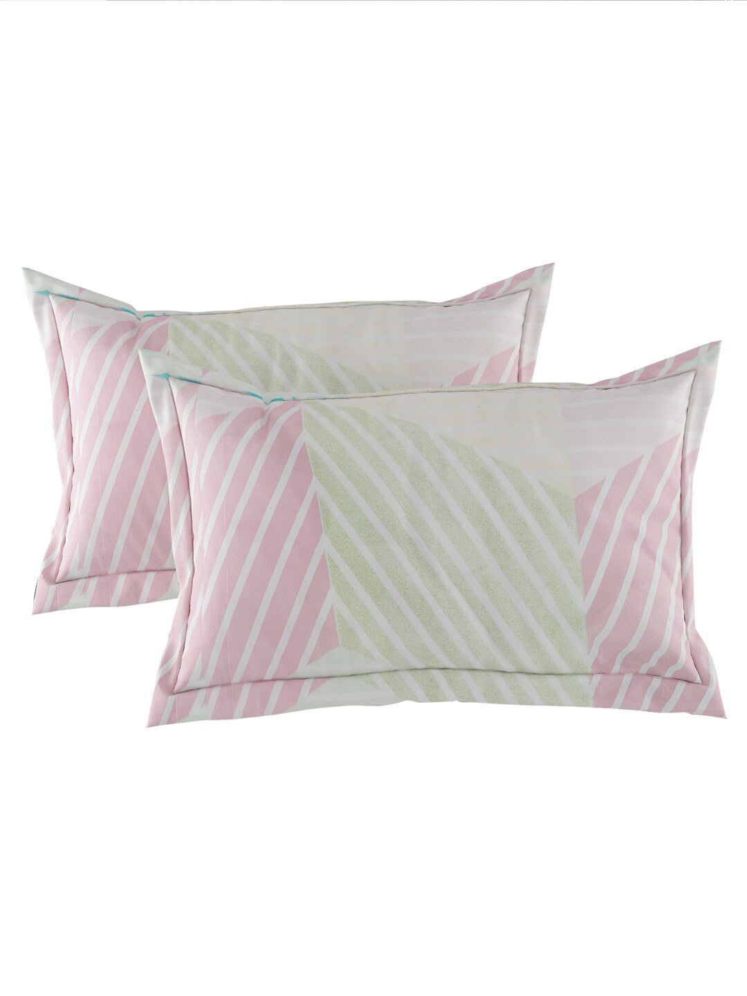 120 GSM Polyester Queen Bed 1 Bedsheet with 2 Pillow Covers (Dazzle)