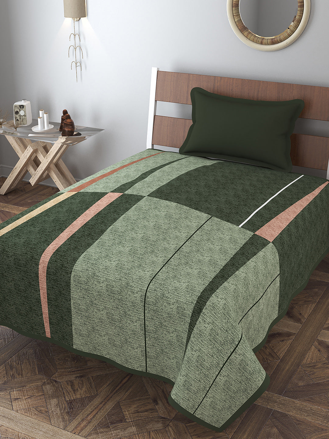 Monte Carlo Printed Single Bed 2 Ply Mink Blanket