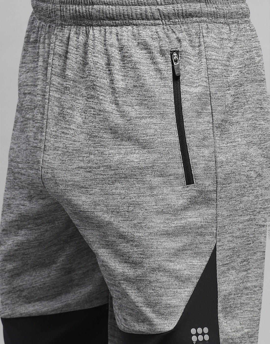 Rock.it Men Grey Solid Regular Fit Short