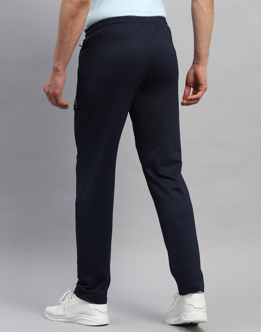 Rock.it Men Navy Blue Solid Regular Fit Lower