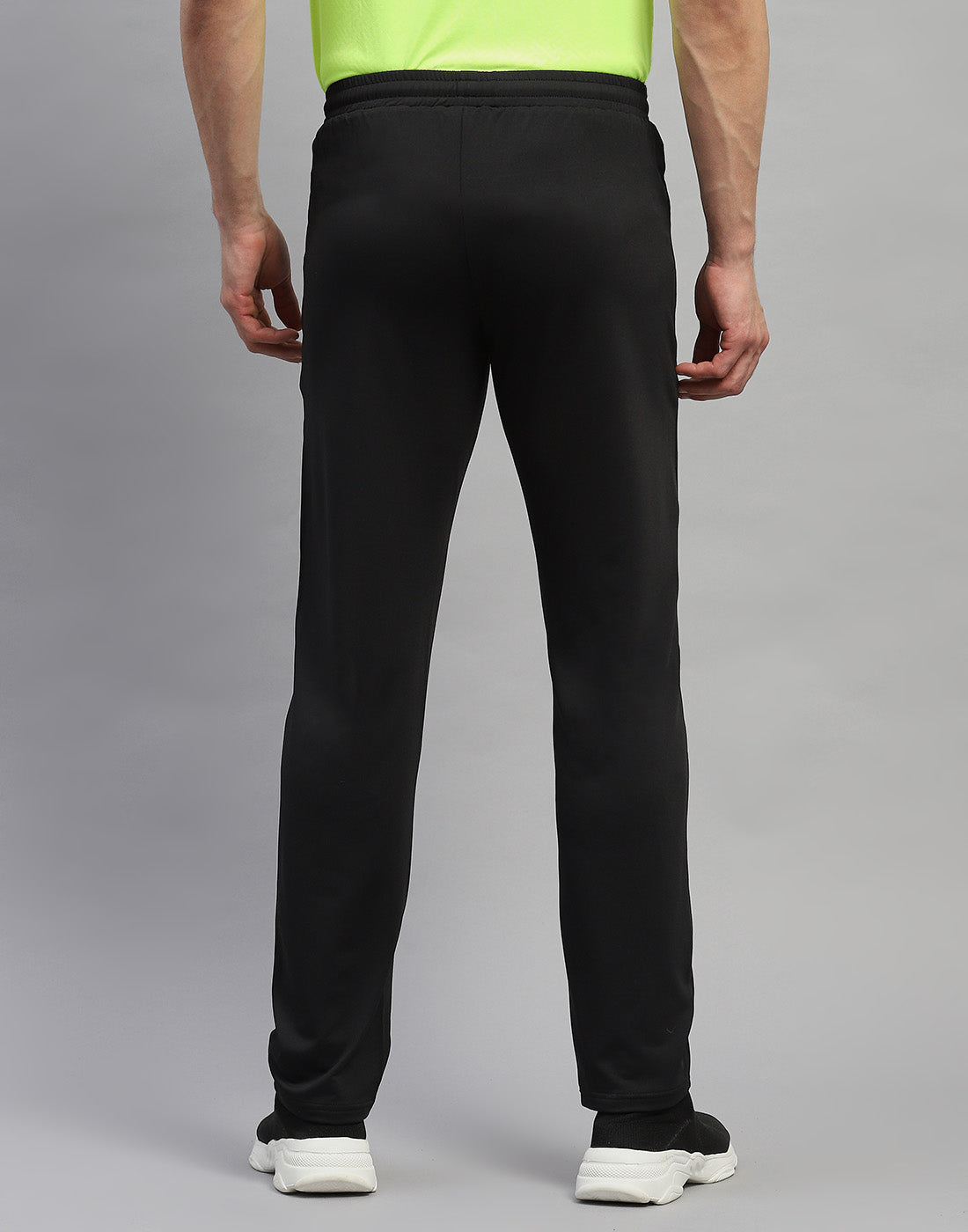 Rock.it Men Black Solid Regular Fit Lower