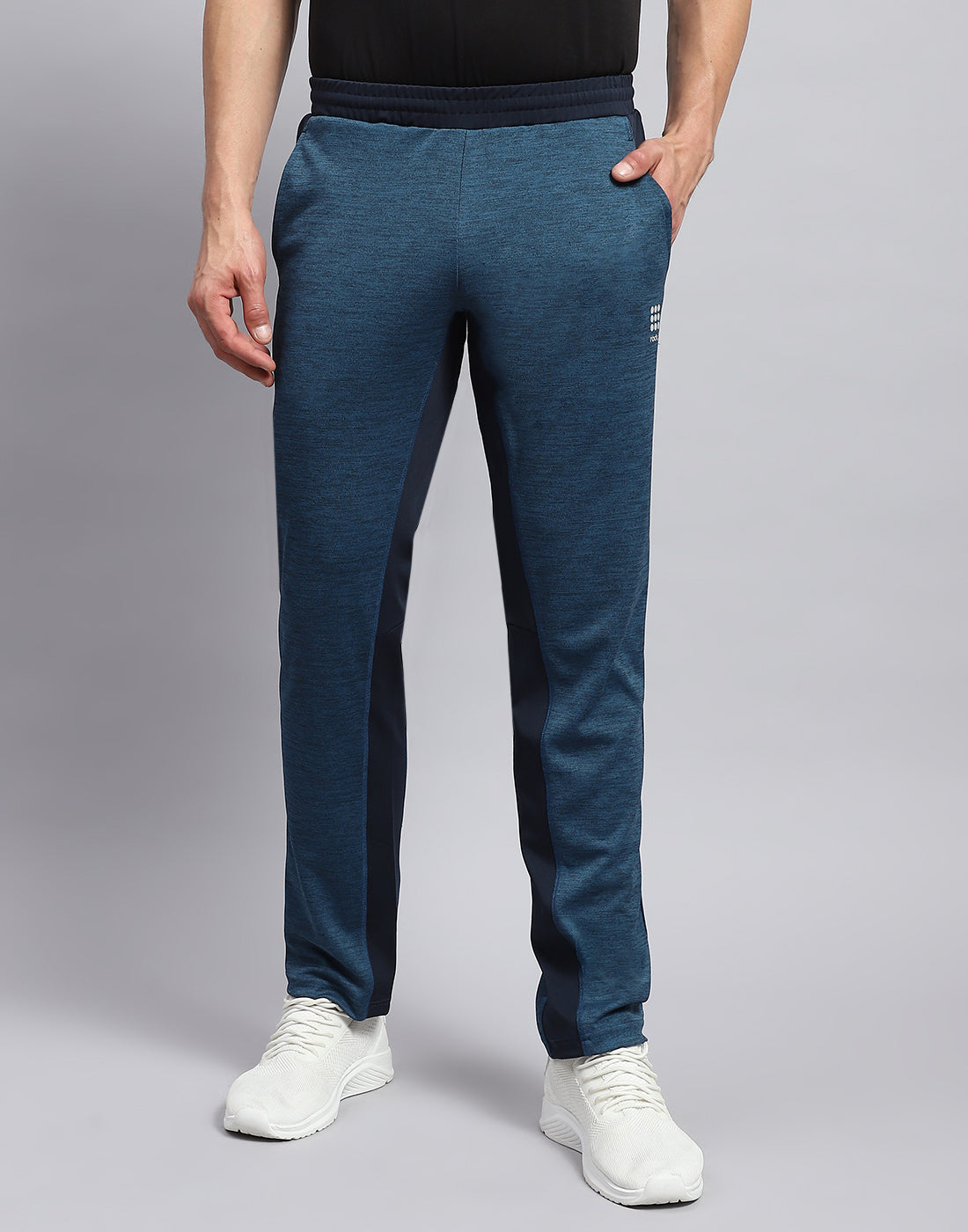 Rock.it Men Blue Solid Regular Fit Lower