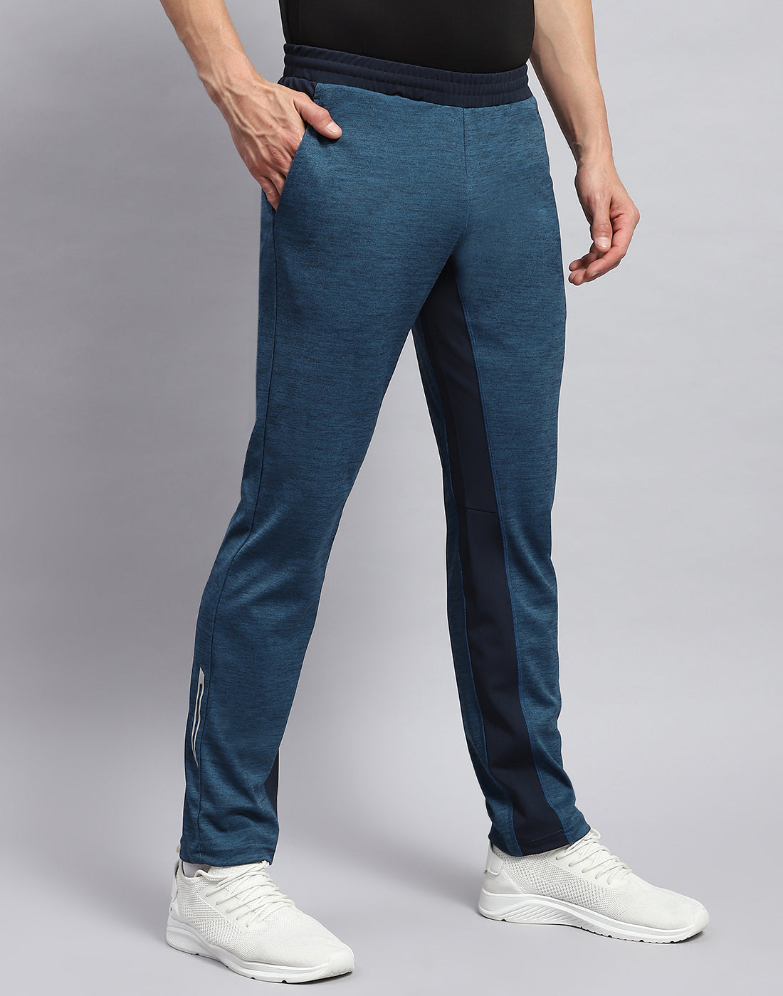 Rock.it Men Blue Solid Regular Fit Lower