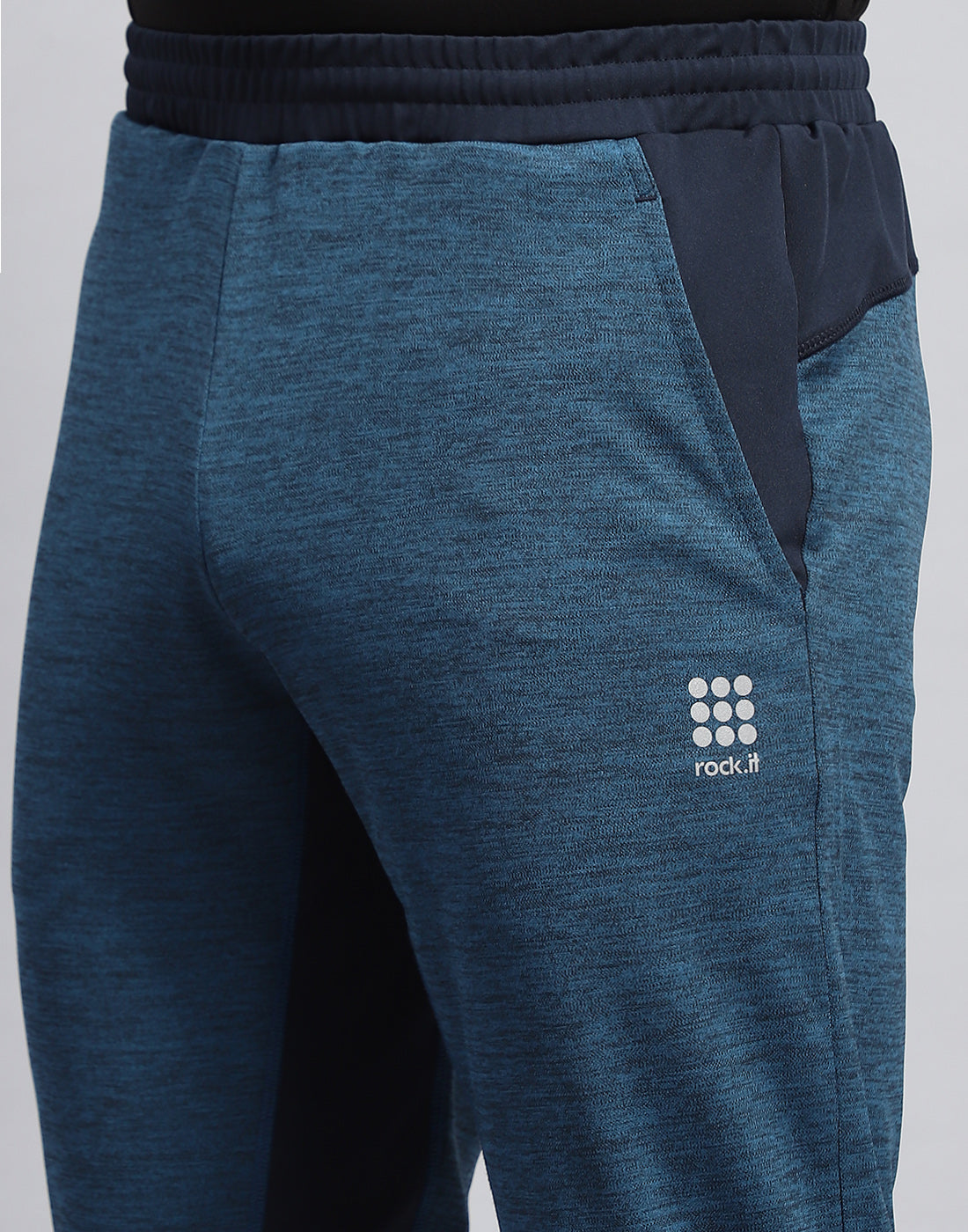 Rock.it Men Blue Solid Regular Fit Lower