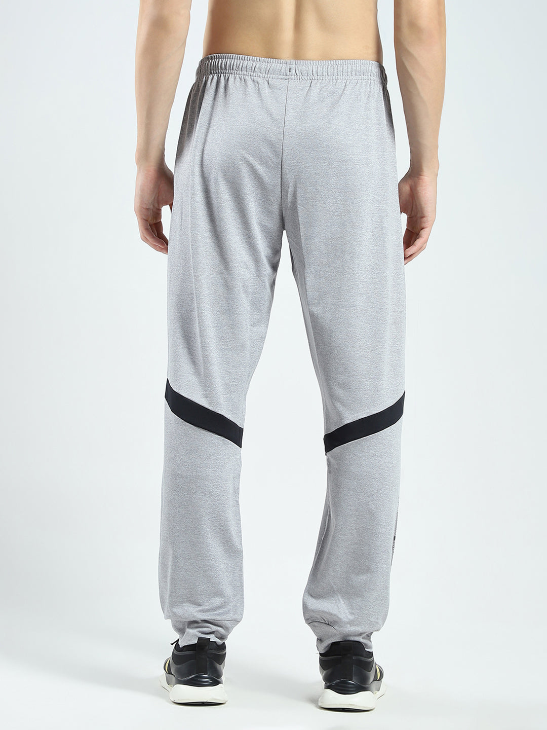 Rock.it Men Grey Solid Regular Fit Lower