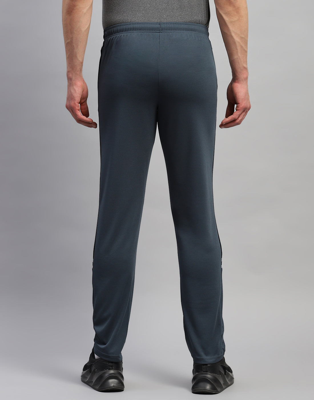 Rock.it Men Grey Solid Regular Fit Lower