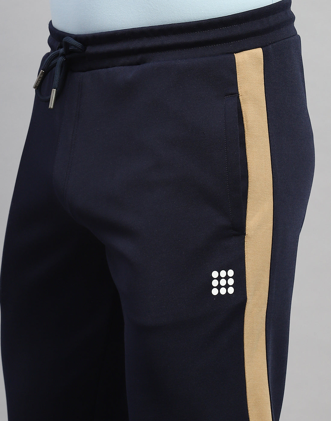 Rock.it Men Navy Blue Solid Regular Fit Jogger