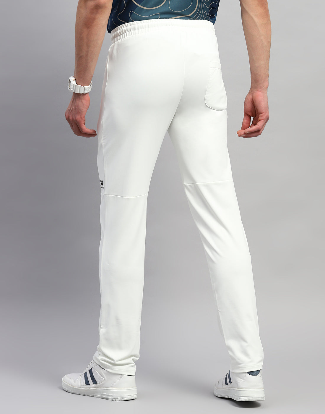 Rock.it Men White Solid Regular Fit Lower