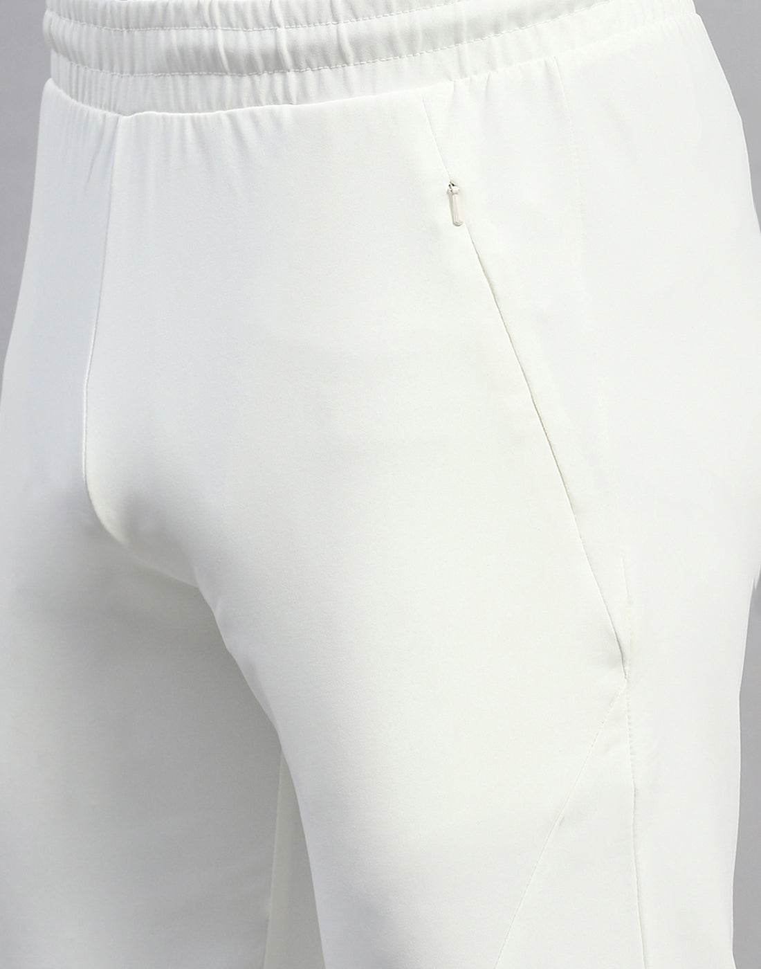 Rock.it Men White Solid Regular Fit Lower