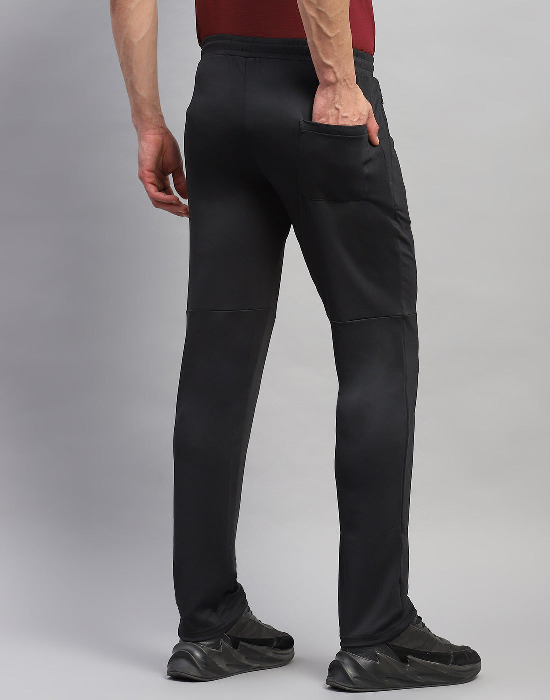 Rock.it Men Black Solid Regular Fit Lower