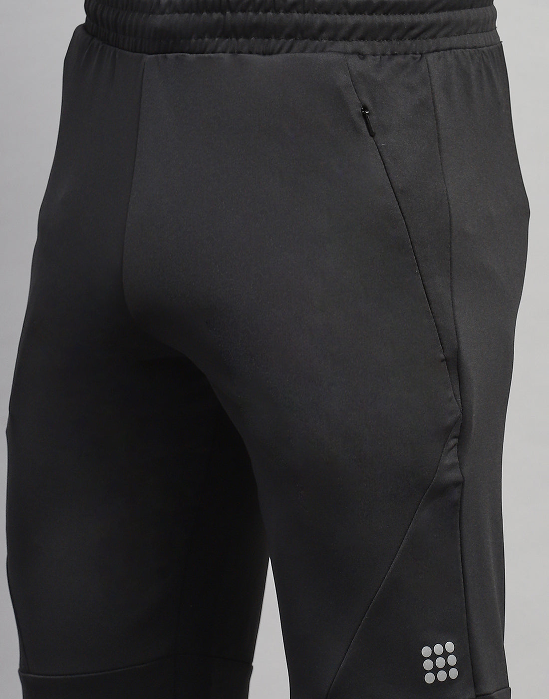 Rock.it Men Black Solid Regular Fit Lower