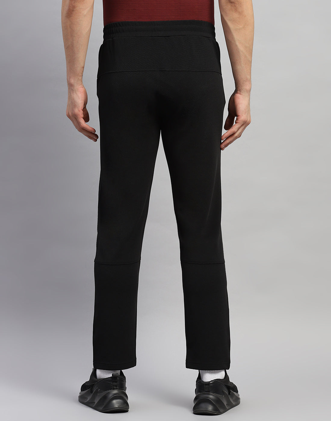 Rock.it Men Black Solid Regular Fit Lower