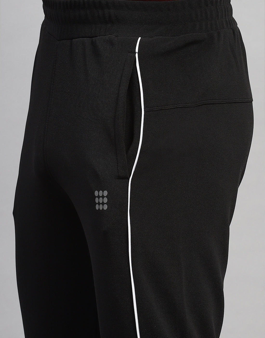 Rock.it Men Black Solid Regular Fit Lower