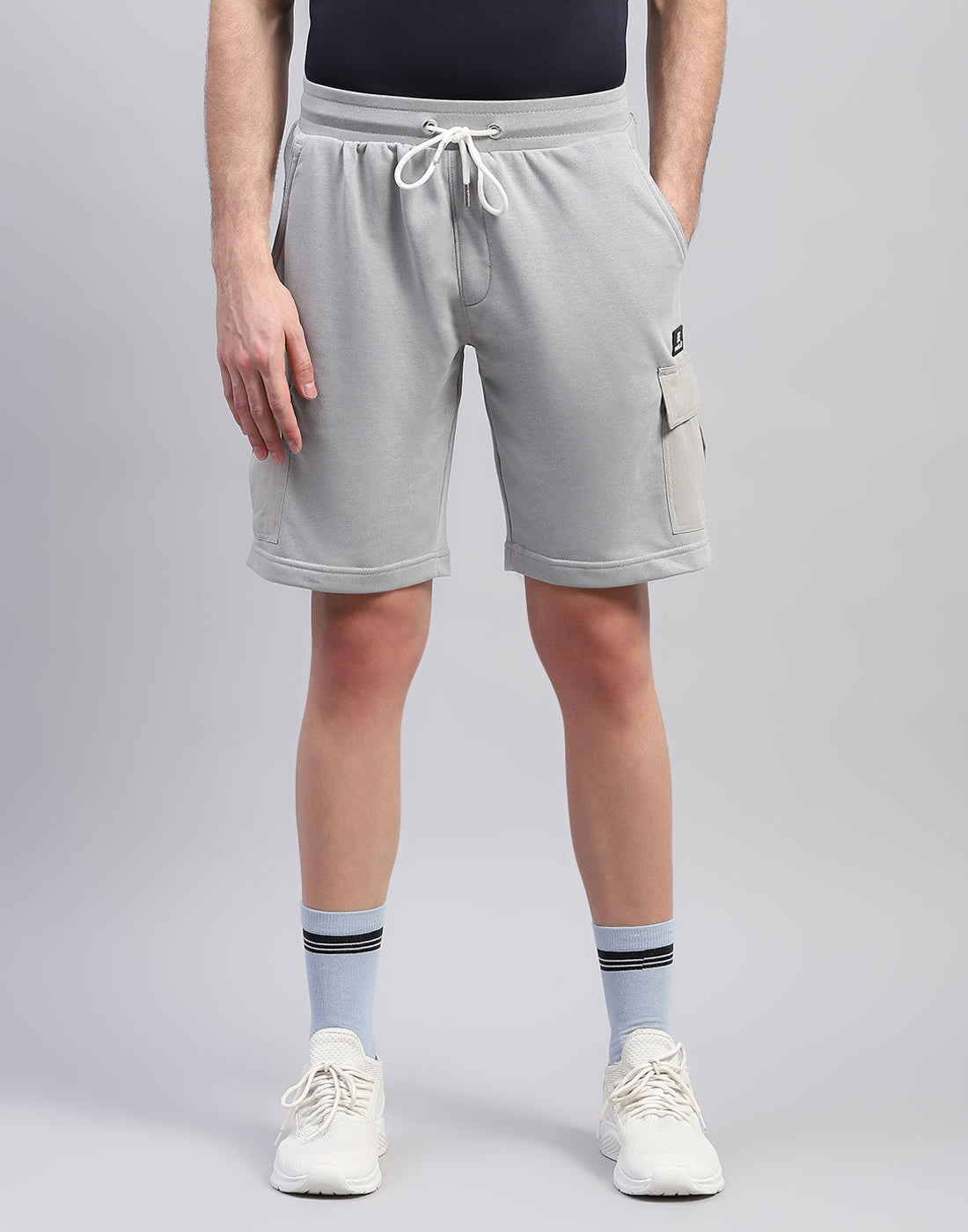 Rock.it Men Grey Solid Regular Fit Short
