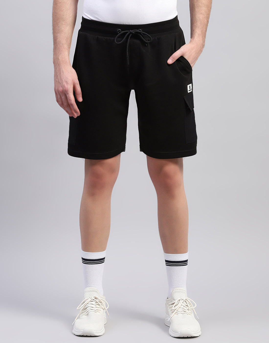 Rock.it Men Black Solid Regular Fit Short